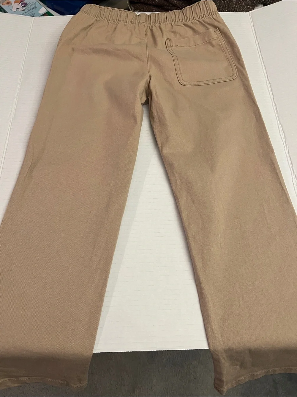 Boy’s Casual Drawstring Pants - Khaki